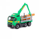 Cumpara ieftin Camion cu lemne - Volvo PowerTruck, 45x19x25 cm, 7-10 ani, 5-7 ani, 3-5 ani