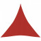 vidaXL P&acirc;nză parasolar, roșu, 5x6x6 m, HDPE, 160 g/m&sup2;