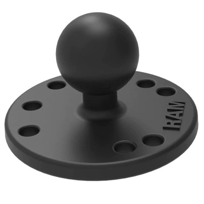 Baza cu Soclu Rotund si Bila RAM Mounts Round Plate with Ball - B Size foto