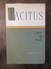 TACITUS - OPERE VOL. III ,ANALE foto