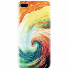 Husa silicon pentru Apple Iphone 7 Plus, Big Wave Painting