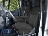Tapiterie Kegel potrivita pentru scaunele din fata ale Mercedes Sprinter dupa 2018 cu scaun simplu + dublu, culoare grafit Performance AutoTuning