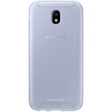 Cumpara ieftin Pachet Folie Sticla + Husa Originala Samsung J5 2017 Jelly Cover EF-AJ530TLEGWW, Albastru