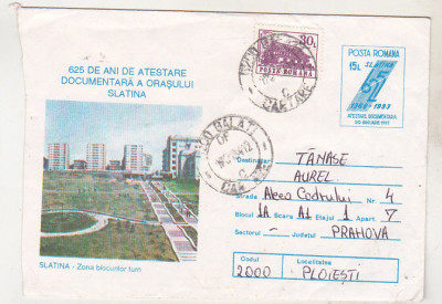 bnk ip Slatina - Zona blocurilor turn - circulat 1994 foto