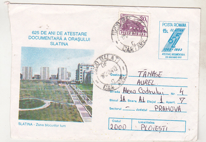 bnk ip Slatina - Zona blocurilor turn - circulat 1994
