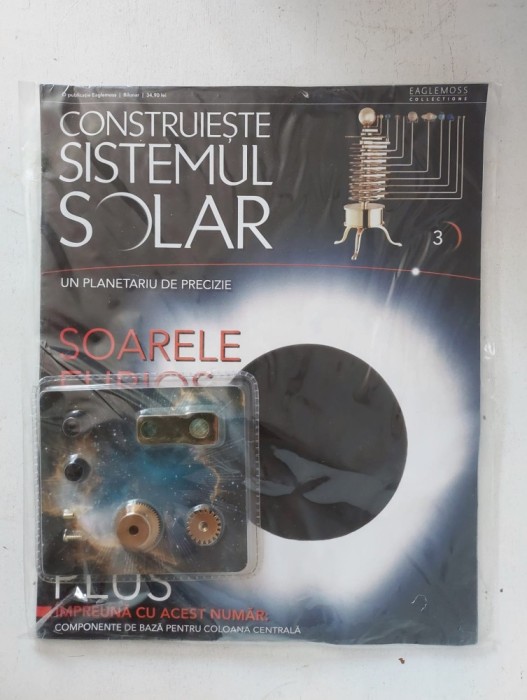 Revista Construieste sistemul solar, numarul 3, nedesfacut / sigilat, astronomie planetariu