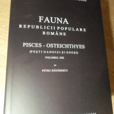 FAUNA R.P.R. VOL.XIII PISCES - OSTEICHTHYES (PESTI GANOIZI SI OSOSI)-PETRU BANARESCU