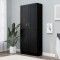 vidaXL Bibliotecă, negru, 82,5x30,5x185,5 cm, lemn prelucrat 802733