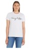 Tricou Tommy Hilfiger Dama Alb Bumbac Organic Marimea 3XL Outlet Logo WW0WW24967
