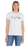 Cumpara ieftin Tricou cu maneca scurta pentru femei Tommy Hilfiger WW0WW24967, alb, 3XL - OUTLET