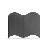 Bordura / gard de gradina - 15 x 14 cm - negru - 20 buc / pachet Best CarHome