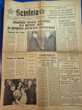 ziarul scanteia 8 martie 1973 - ceausescu vizita in cehoslovacia,cupa cupelor leeds united - rapid bucuresti