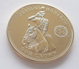 186. Moneda Tristan da Cunha 1 crown 2010 (Jubilee Monarch), Africa