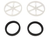 Ax Albă Moletat &Oslash;90mm W10mm