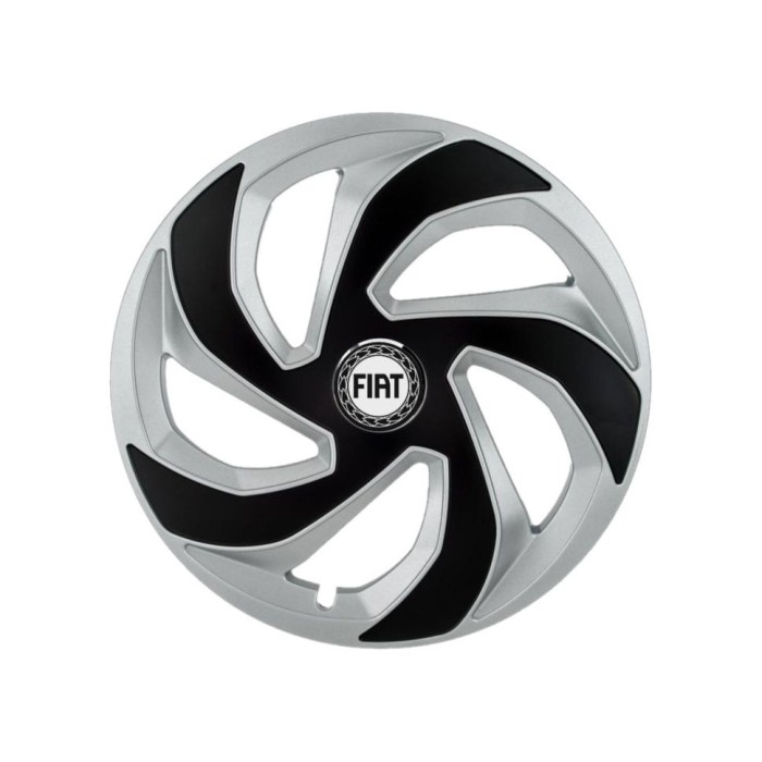 Set 4 capace roti Lama dual crom R14 Compatibil Cu Fiat