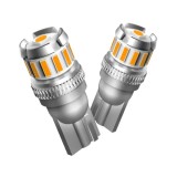 Cumpara ieftin Set 2 becuri LED semnalizare auto W5W CSP portocaliu canbus T10 12V