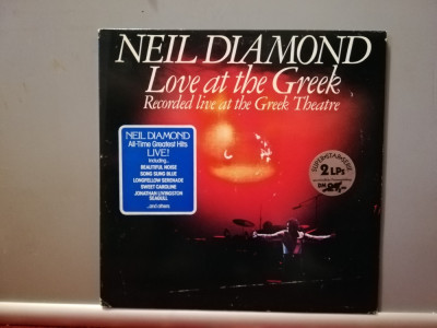 Neil Diamond &amp;ndash; Love at The Greek &amp;ndash; 2LP Set (1977/CBS/Holland) - Vinil/Vinyl/NM+ foto
