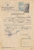 Romania, Biroul Cazier de pe langa Parchetul Trib. Sibiu, Certificat, 1944