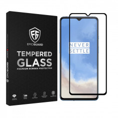 Folie Sticla EpicGuard OnePlus 7T Protectie Premium Ecran 3D, Full Cover, Negru foto