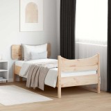 Cumpara ieftin Cadru de pat fără saltea, 90x200 cm, lemn masiv pin