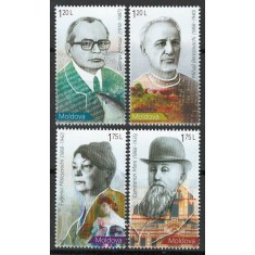 Moldova 2018 Mi 1065/68 MNH - Personalități: Aniversări - Comemorări I