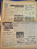 ziarul sportul popular 10 noiembrie 1966 - fotbal stiinta craiova in fruntea clasamentului