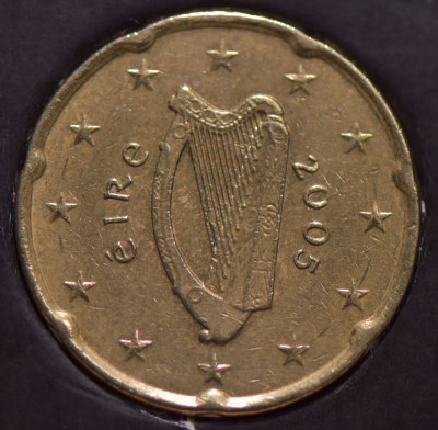 20 euro cent Irlanda 2005 foto