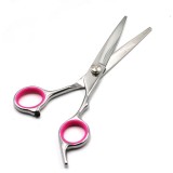 Cumpara ieftin Foarfeca dreapta pentru tuns parul de caini pisici si alte animale de companie JustZEN Profesional Argintiu 17 cm