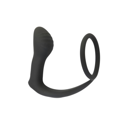 Vibrator Leso Single Ring Black foto