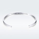Bratara Din Argint Fixa NOTHING IS IMPOSSIBLE Arg386, Argintboutique