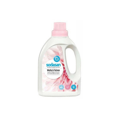 Detergent BIO lichid pentru rufe delicate, lana si matase 750 ml Sodasan foto