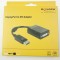 ADAPTER DISPLAYPORT 1.1 STECKER &gt; DVI BUCHSE PASSIV SCHWARZ 61847 DELOCK