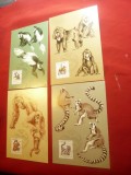 Set 4 Maxime DDR 1986 -cu seria ZOO - Fauna