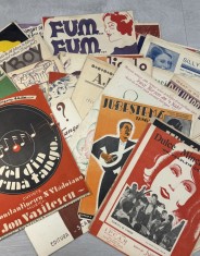 Lot compus din 39 de partituri din perioada interbelica(anii &lsquo;30)