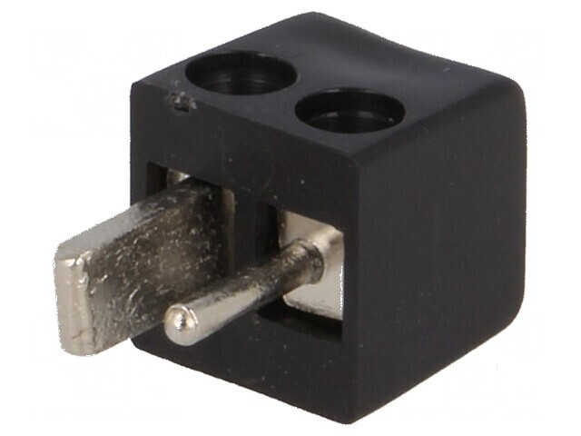 Conector pentru Difuzoare - Mufă Tată cu Terminal cu Şurub Neagră