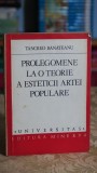 Prolegomene la o teorie a esteticii artei populare - Tancred Banateanu