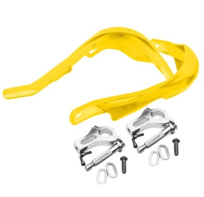 Set protectii maini (hand guard) enduro cu insertie aluminiu &amp;ndash; culoare: galben foto