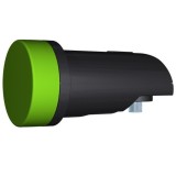 LNB Single DenisNetwork 08DB pentru Receptie Satelit, 1 Iesire, Compatibil Antene Compacte