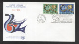UN New York 1976 25 years postal service Mi.299-300 FDC UN.046