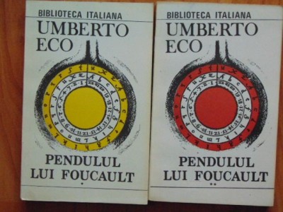 Pendulul lui Foucault-Umberto Eco foto