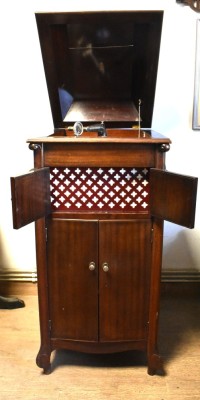 Patefon - model de salon / podea ODEON Germania anii 1920 - functional foto