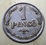 1.176 UNGARIA WWII 1 PENGO 1941, Europa, Aluminiu