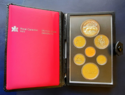 Set monede Canada, anul 1980 - Proof - G 4084 foto