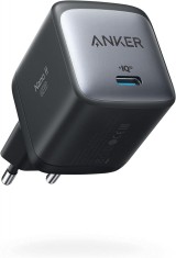 Incarcator retea Anker Nano II 65W, USB-C, PowerIQ 3.0, GaN II, Negru