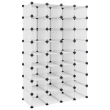 Cumpara ieftin Suport de pantofi, transparent, 93x36,5x140 cm, PP