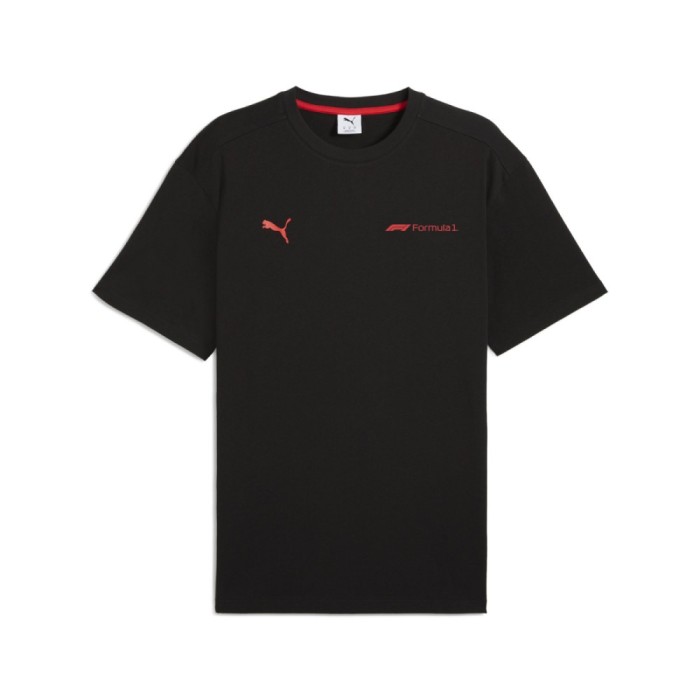 Formula 1 tricou de bărbați Essential Relaxed Logo black F1 Team 2025 - XL