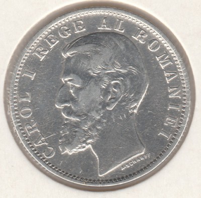 * Moneda 1 leu 1900 foto