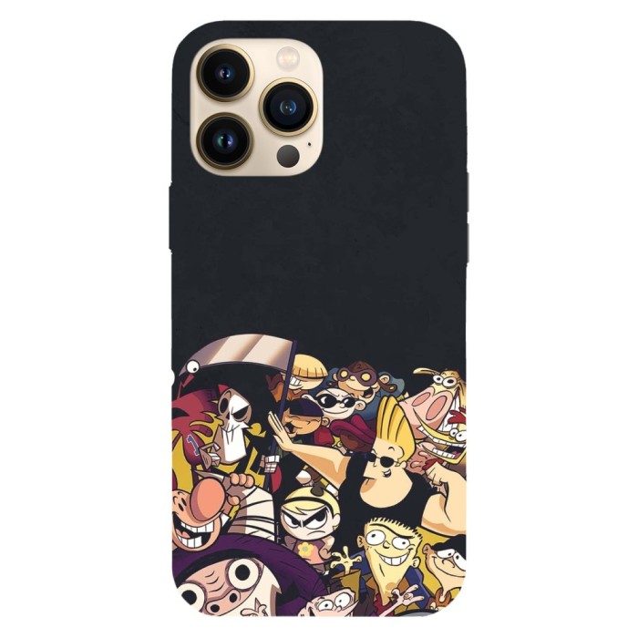 Husa compatibila cu Apple iPhone 15 Plus model Cartoons party, Silicon, TPU, Viceversa