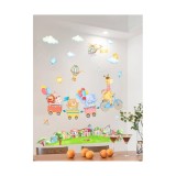 Cumpara ieftin Sticker Perete Autocolant Animale si Baloane 97x71cm - 80245