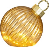 Glob decorativ de Craciun cu LED MagicHome, lumina calda, 18x15x17 cm